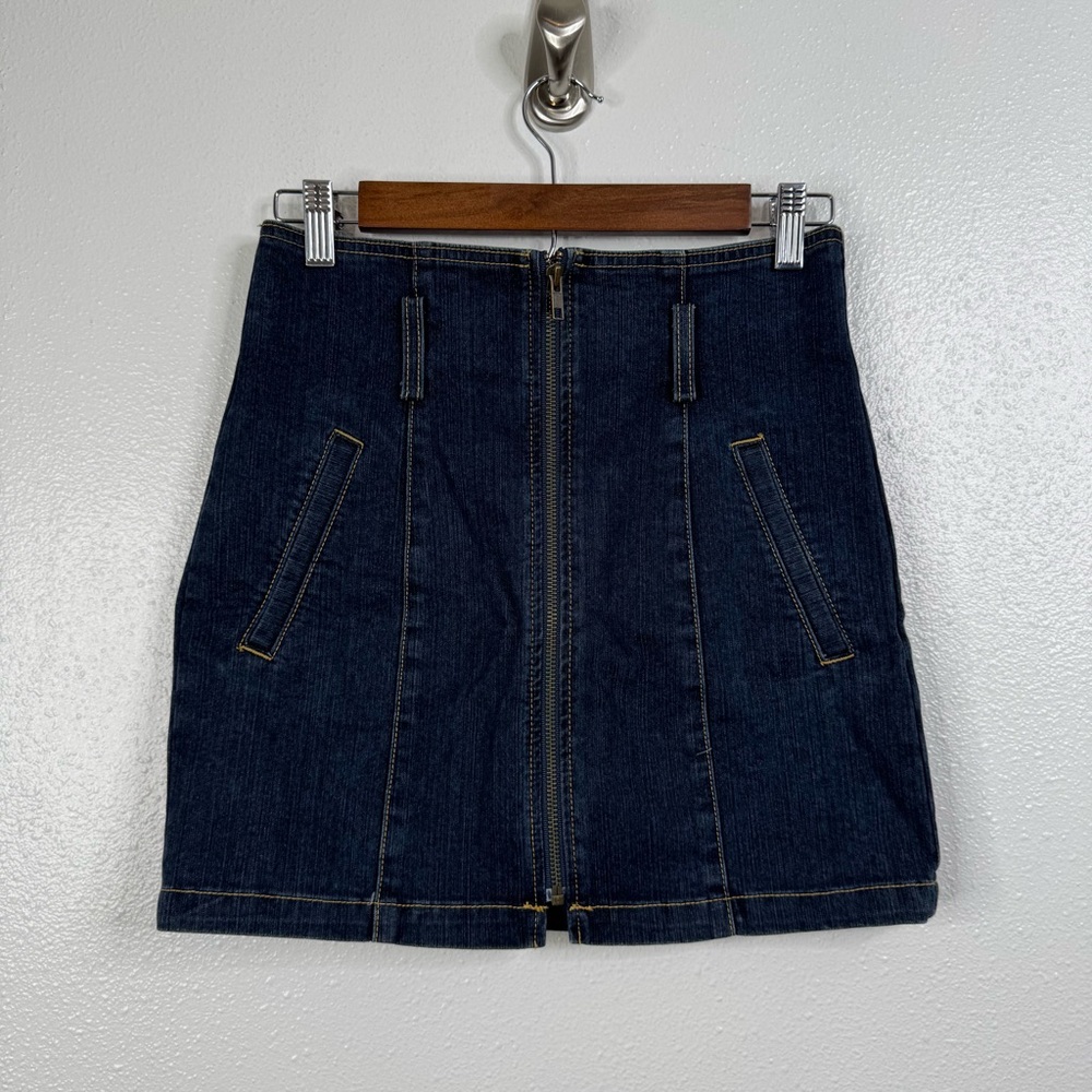 Carmar‎ Beatrice Denim Mini Skirt Size 26